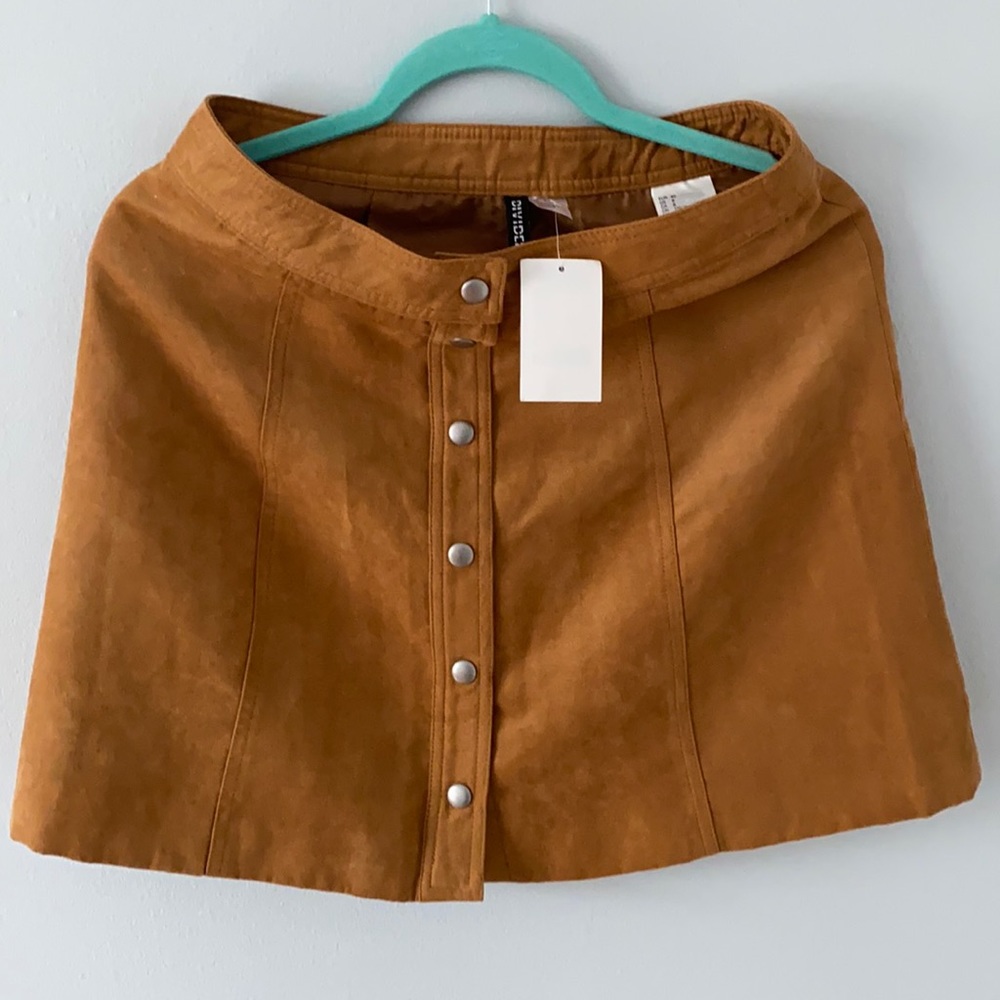 Tan Suede skirt